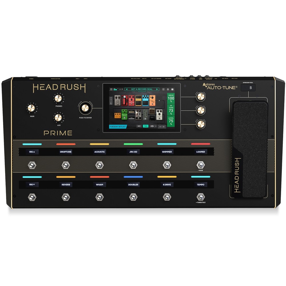 HeadRush Prime Guitar Multi-Effect Amp & FX Modeler and Vocal Processor
