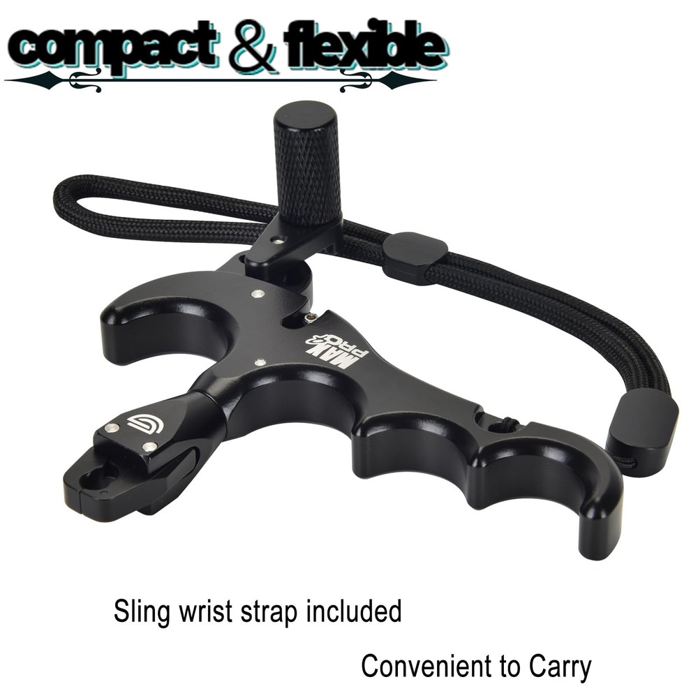 DD Bow Release Archery Release 360° Rotatable Thumb Release for Compound Bo