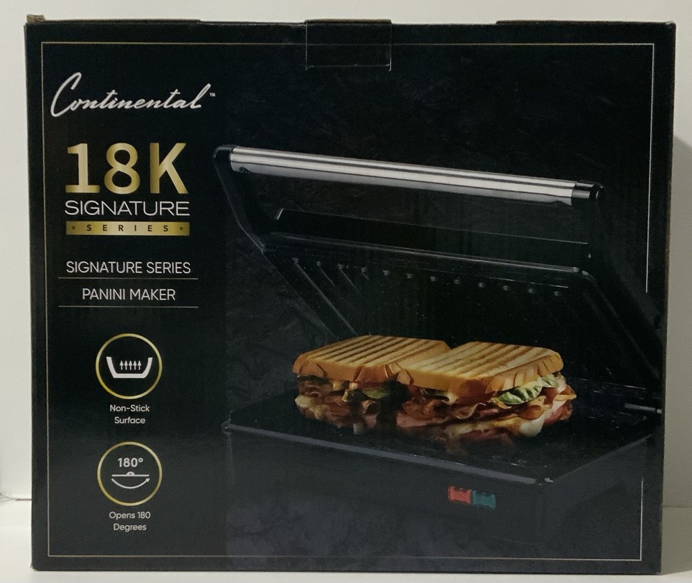 Continental 18K Signature Series Panini Maker