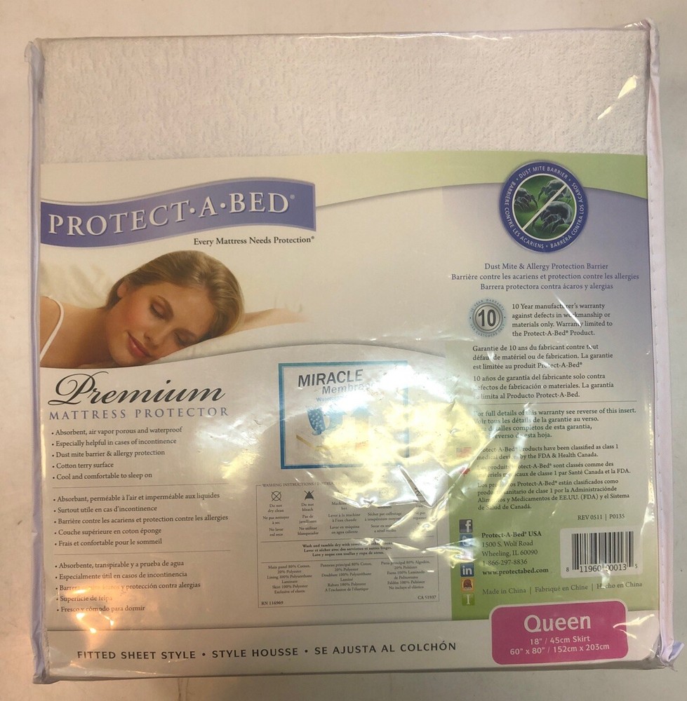 PROTECT A BED PREMIUM BEDDING PROTECTION KIT Queen