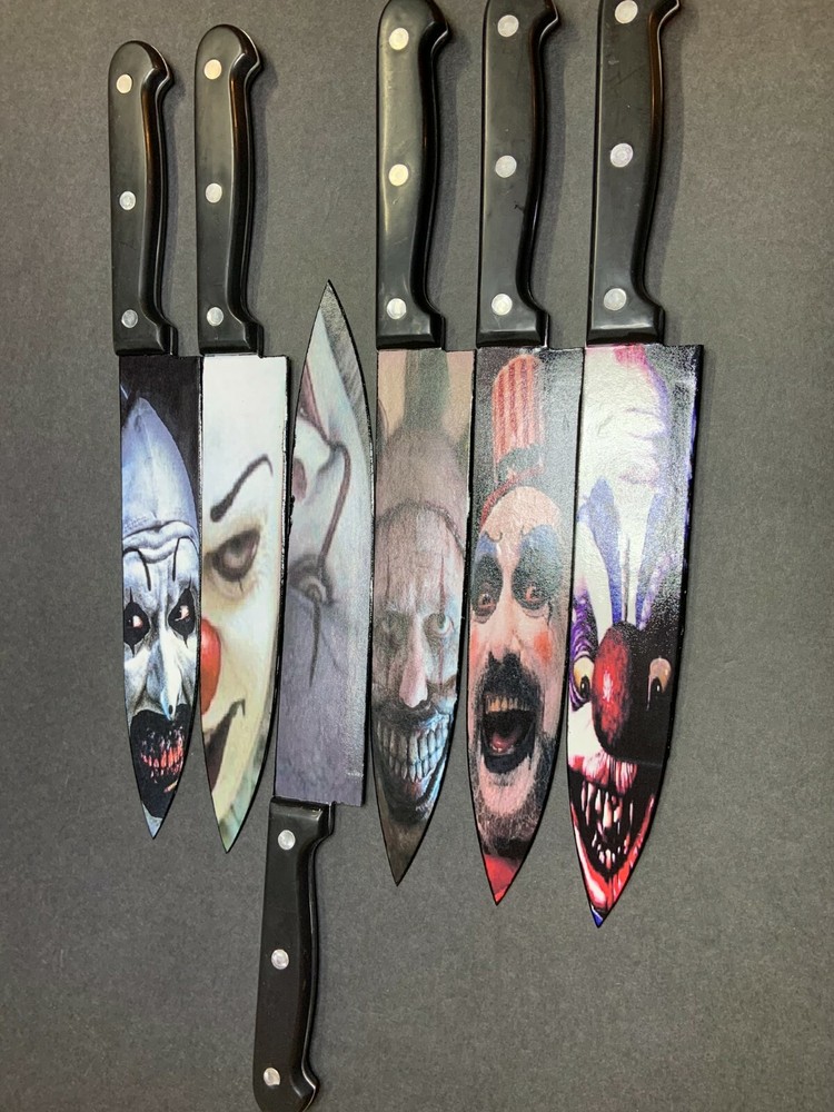 Clown Horror Collection 6 Kitchen Knife Set