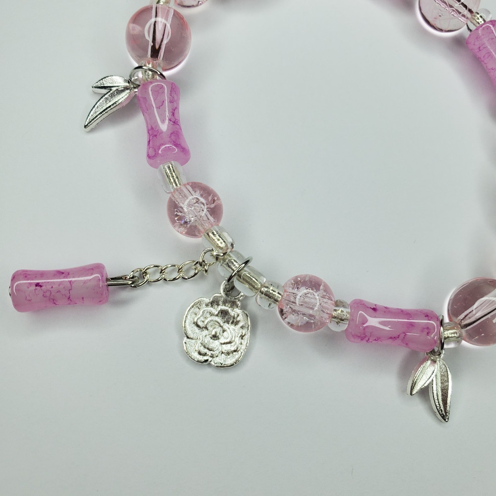 Hand crafted artisan unique gemstone bracelet