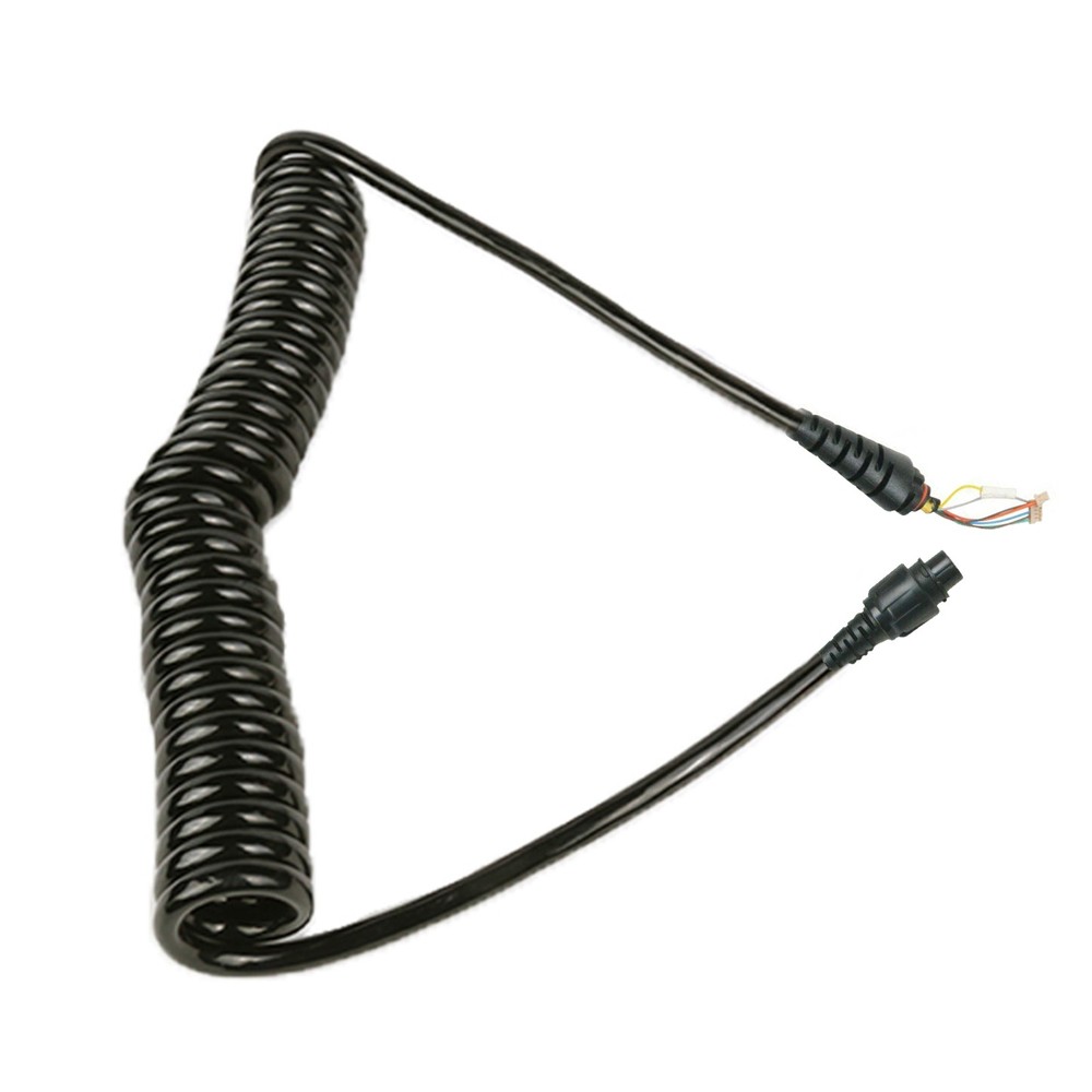 9ft/2.85m Stretchable Speaker Microphone Spring Cable Line for Hytera SM25A1 d