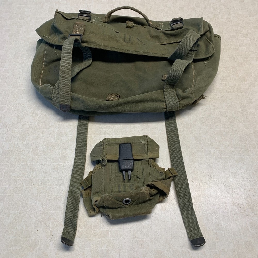 VINTAGE US Military Green Cargo Field Pack