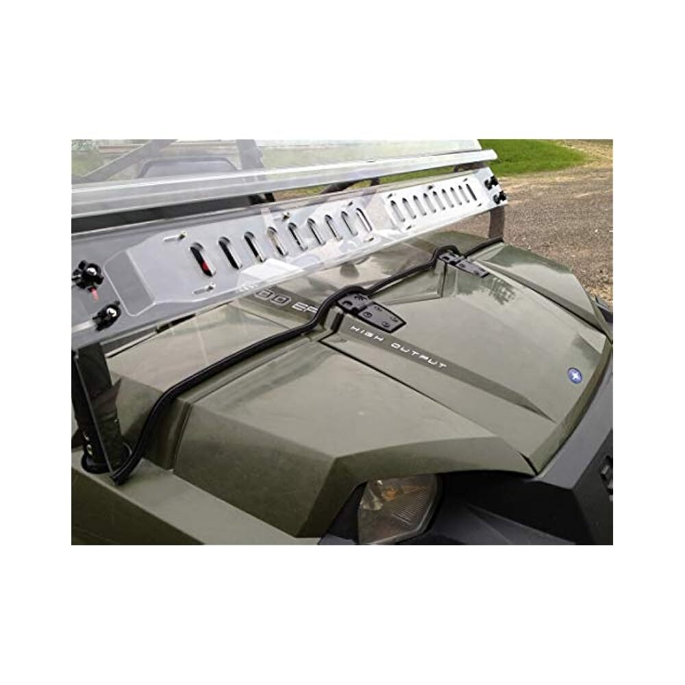 Durable Vented Windshield for UTV, Clear Polycarbonate, Fits Full Size Models