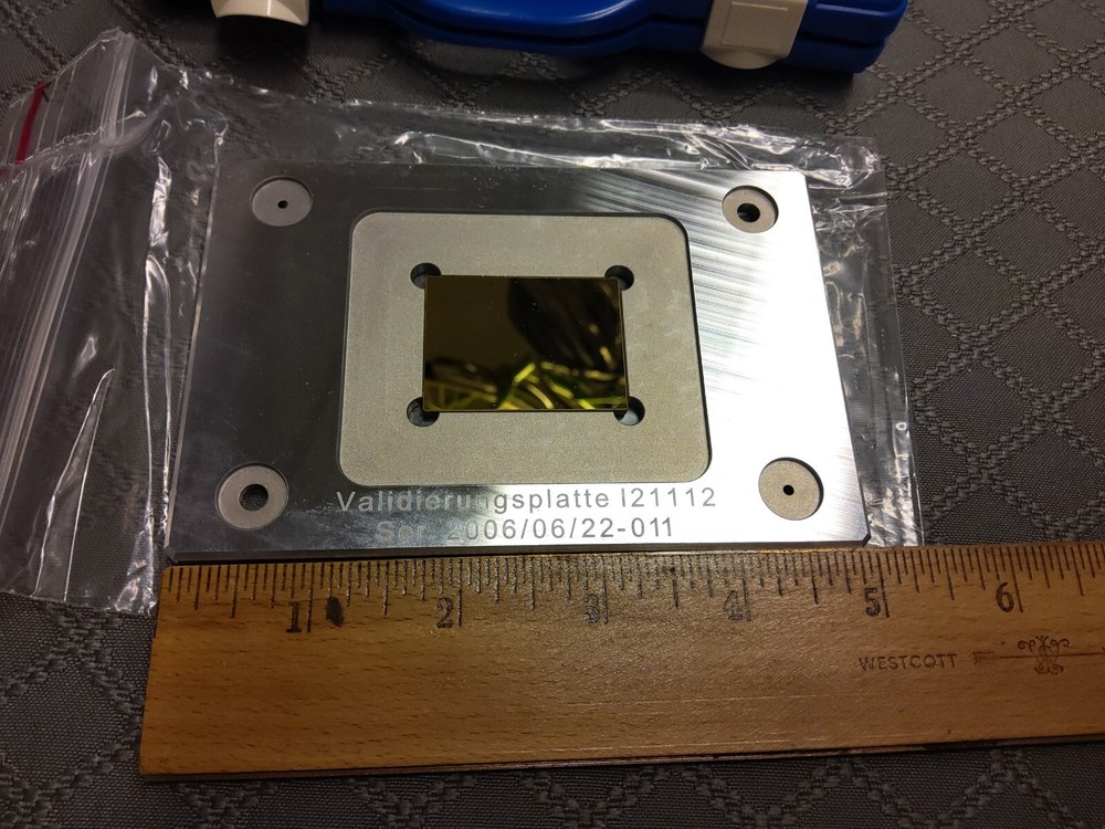 Validation Plate, Validierungsplate, l21112, German, Bruker Spectrometer??