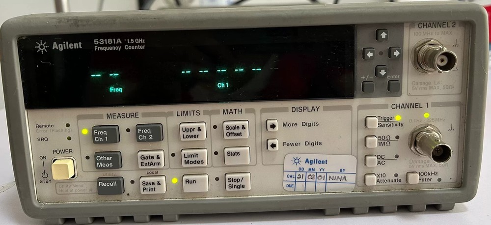 Agilent 53181A: 225 MHz Frequency Counter (3577)#per