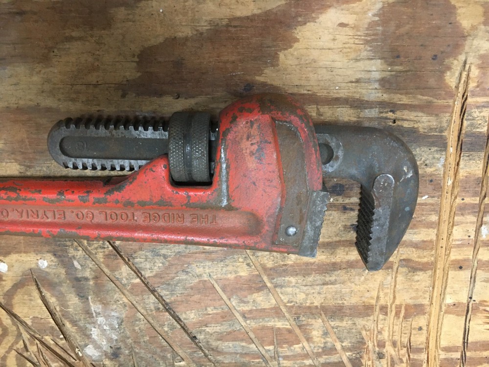Ridgid 18" Cast Iron Pipe Wrench