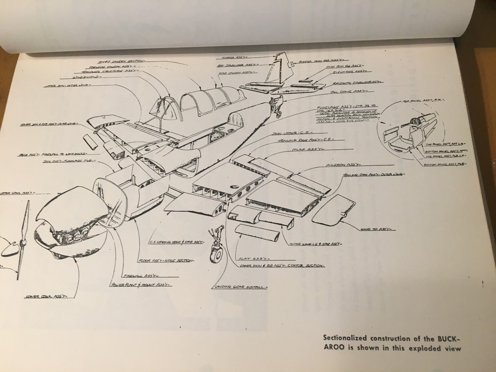 Temco T-35, TE-1A, TE-A Buckaroo Pilot's Flight Operating Instructions