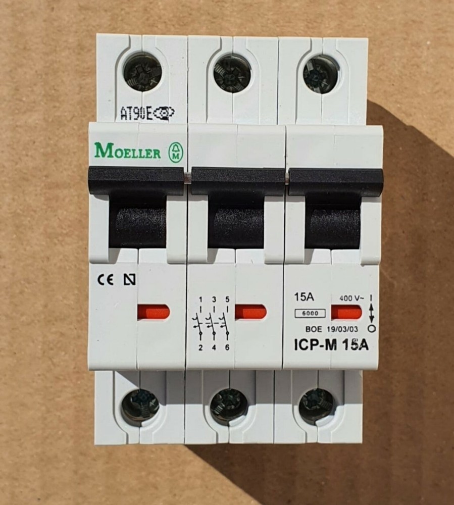 MAGNETOTHERMAL 3 POLE MOELLER - 15A