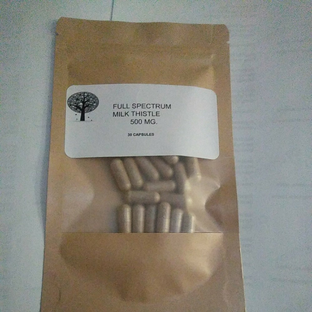MILK THISTLE SEED CAPSULES~ 30 COUNT~1000 mg per capsule