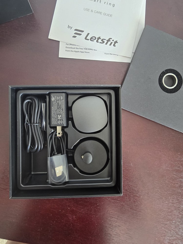 Letsfit YÖR LR-10-SL-CASE Smart Ring Activity Tracker Silver Size 10
