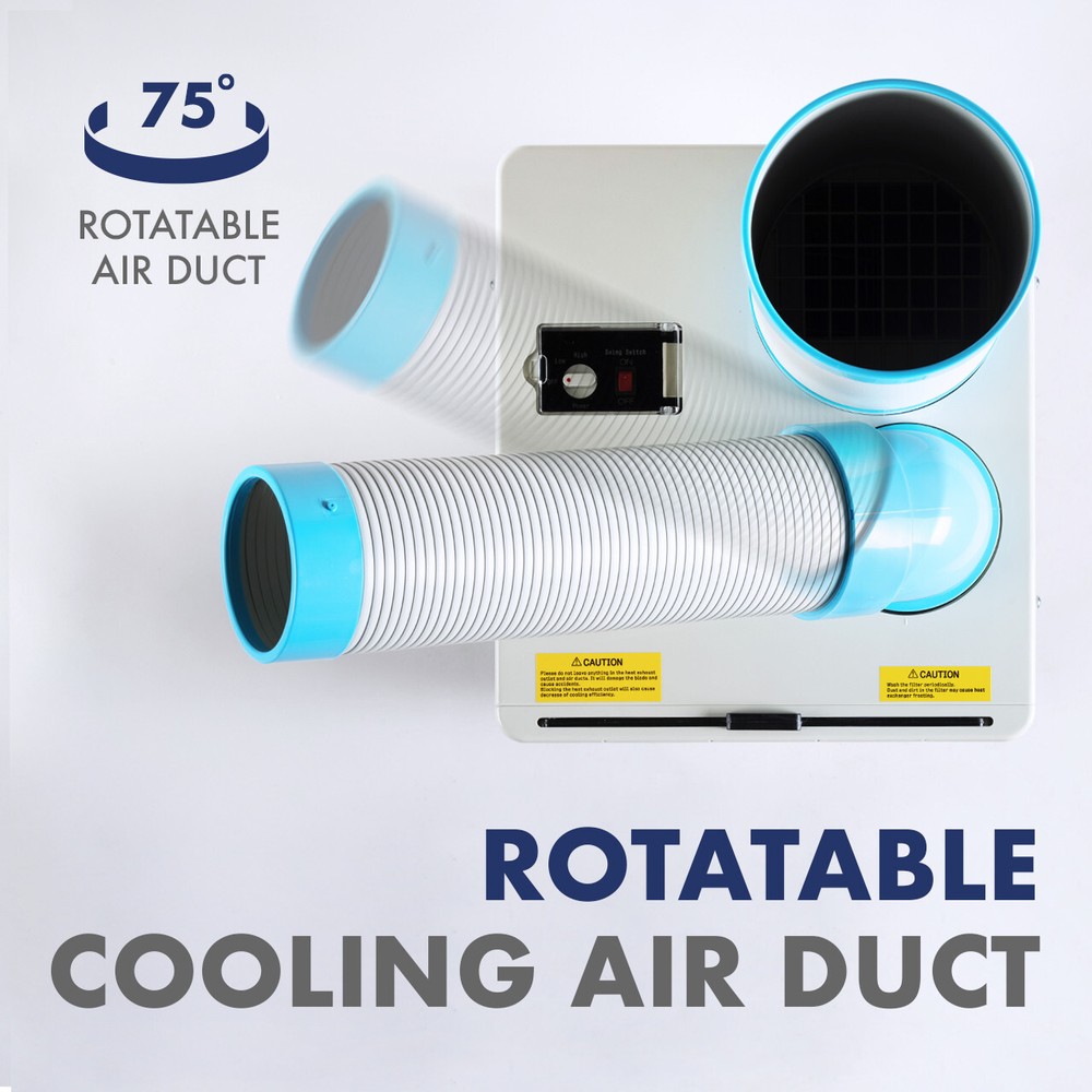 KOOLZONE N407TC Mobile Spot Cooler, Industrial Grade, Certified, 8,920-BTU