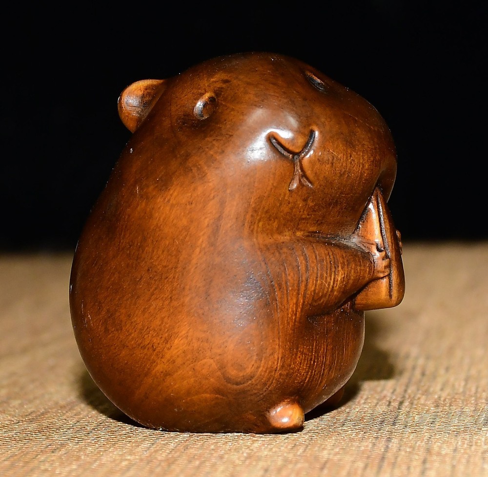 Treasured Small Leaf Boxwood Pine Mouse Ornament