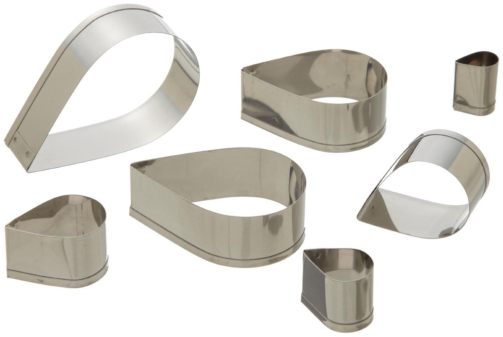 Plain Tear Drop Cutter Set