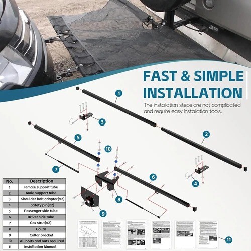 4750 Tow Defender for Blue Ox, Demco Tow Bars with Brackets, and For Roadmaster