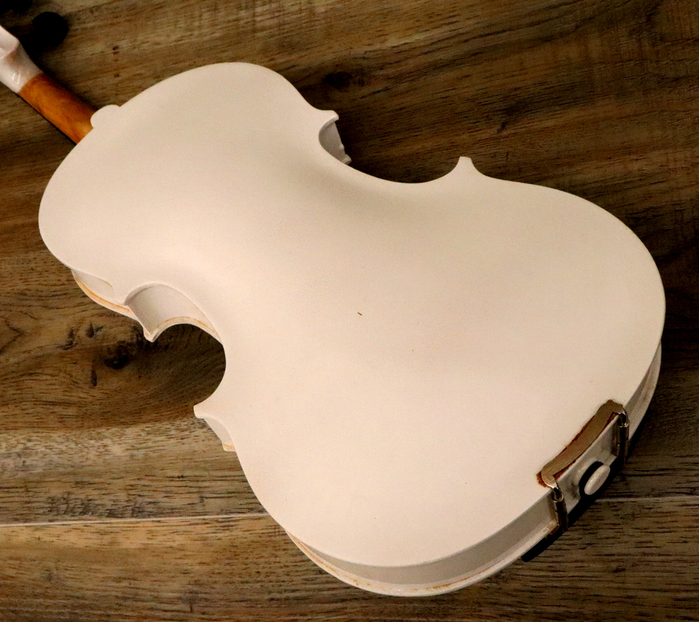White Solid Wood Violin Package 4/4 Full Size w/ Case & Bow