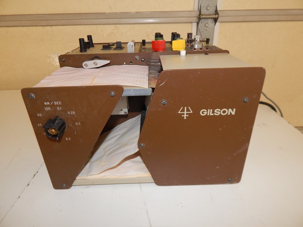 ^^ GILSON MODEL DUOGRAPH CHART RECORDER W/ IC-MP MODULES (SBW22)