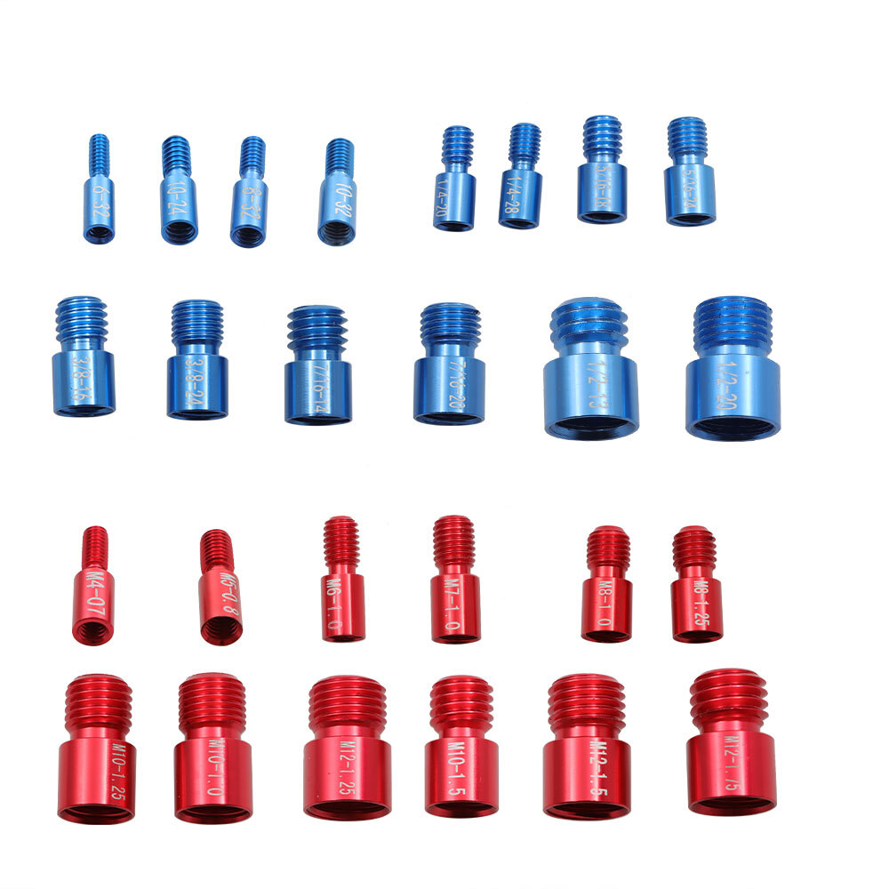 26 Nut / Bolt Thread Checker Screw Thread Identifier Gauge Inch / Metric Kit