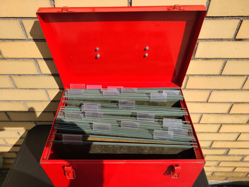 Snap-On SPP-270 Lockable File Storage Box Vintage