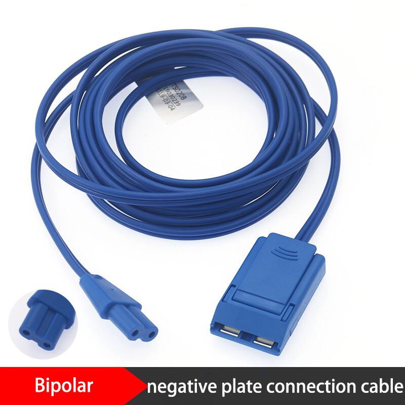 5Pcs high frequency electrode connection cable Bipolar neutral patch clips