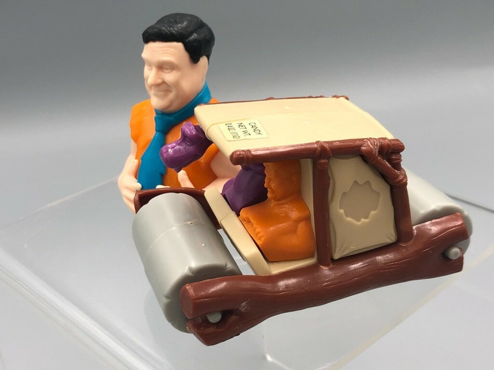 1993 FLINTSTONES Vintage CANDY CONTAINER with original candy