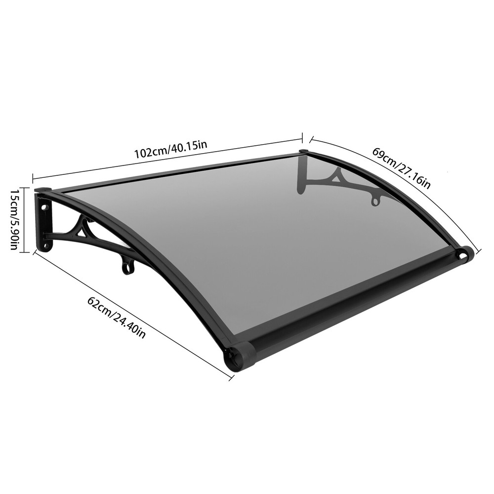 Front Doors/Windows Overhang Awning Window Door Awning Canopy for Sun Shutter