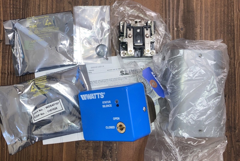 Watts LFWDS-E220. Water Detector Shutoff Kit w/ Valve, Cutout, P.S., Detector