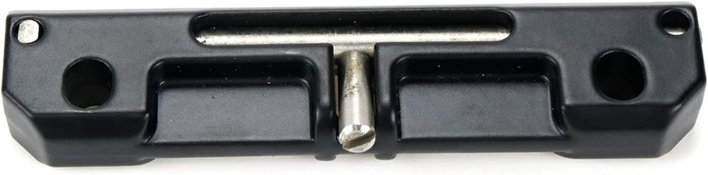 2 Pcs Spring Loaded Latch, Barrel Bolt Latch Normally Black