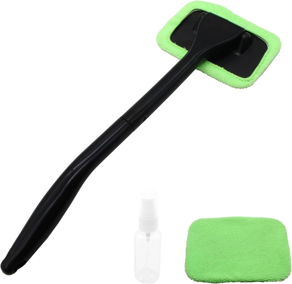 Car Window Cleaner Kit Windshield Cleaning Tool with Extendable Long Handle