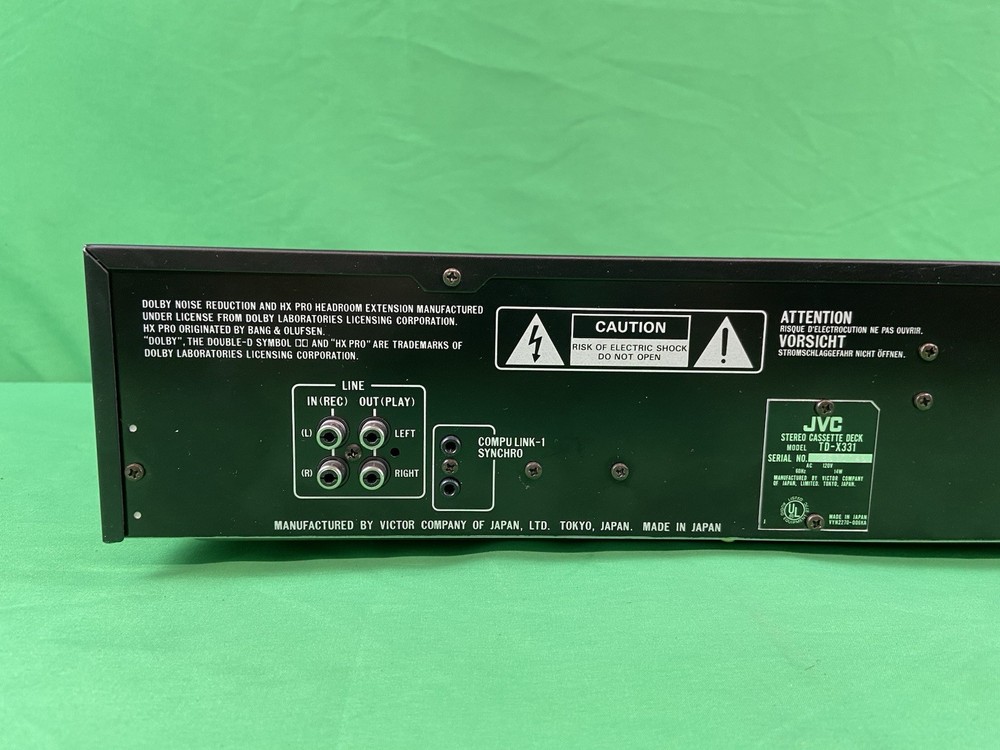 JVC TD X331 Stereo Cassette Deck | Excellent Condition!