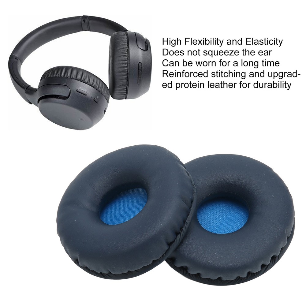 Replacement Ear Pads For WH XB700 Replacement Memory Foam Protein Leather⭐