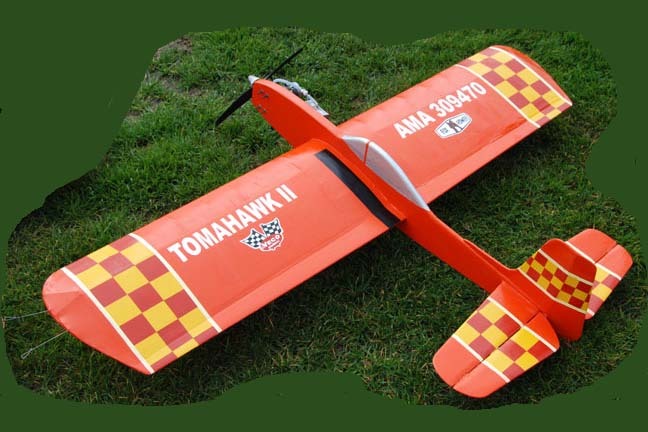 Veco Model Airplane Plans (UC): Tomahawk II 46" Profile Stunt for .35