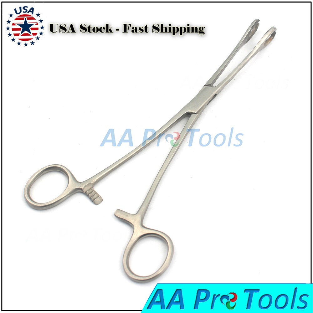 New Sponge Forceps 7" SLOTTED Body Piercing Tools