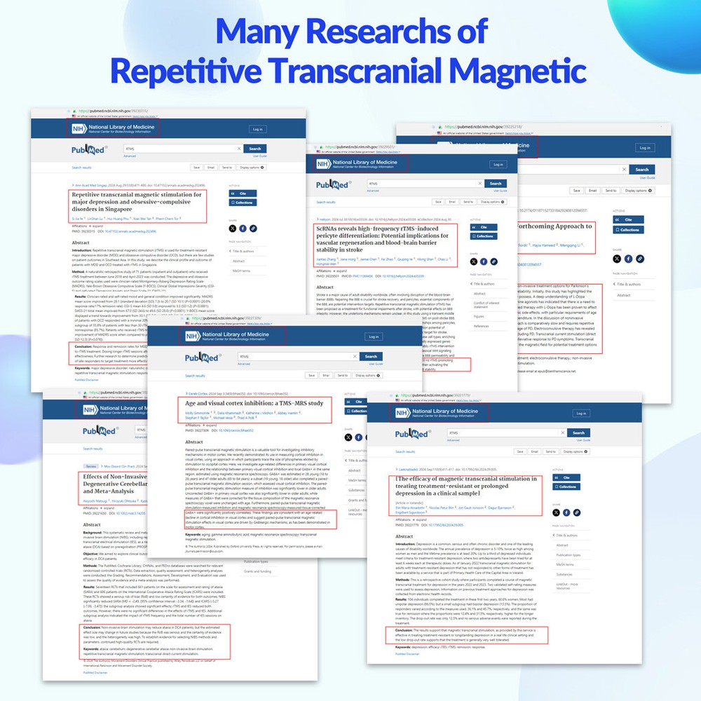 Advanced rTMS Brain Therapy Machine | TMS Device for Depression & Schizophrenia
