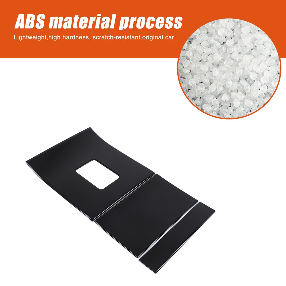 ABS Gloss Black Console Gear Shift Panel Cover Trim For Range Rover Velar 2024+