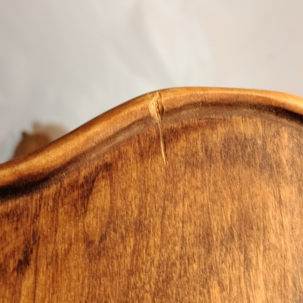 Wooden Hand Carved String Guitar *No Strings *Chip