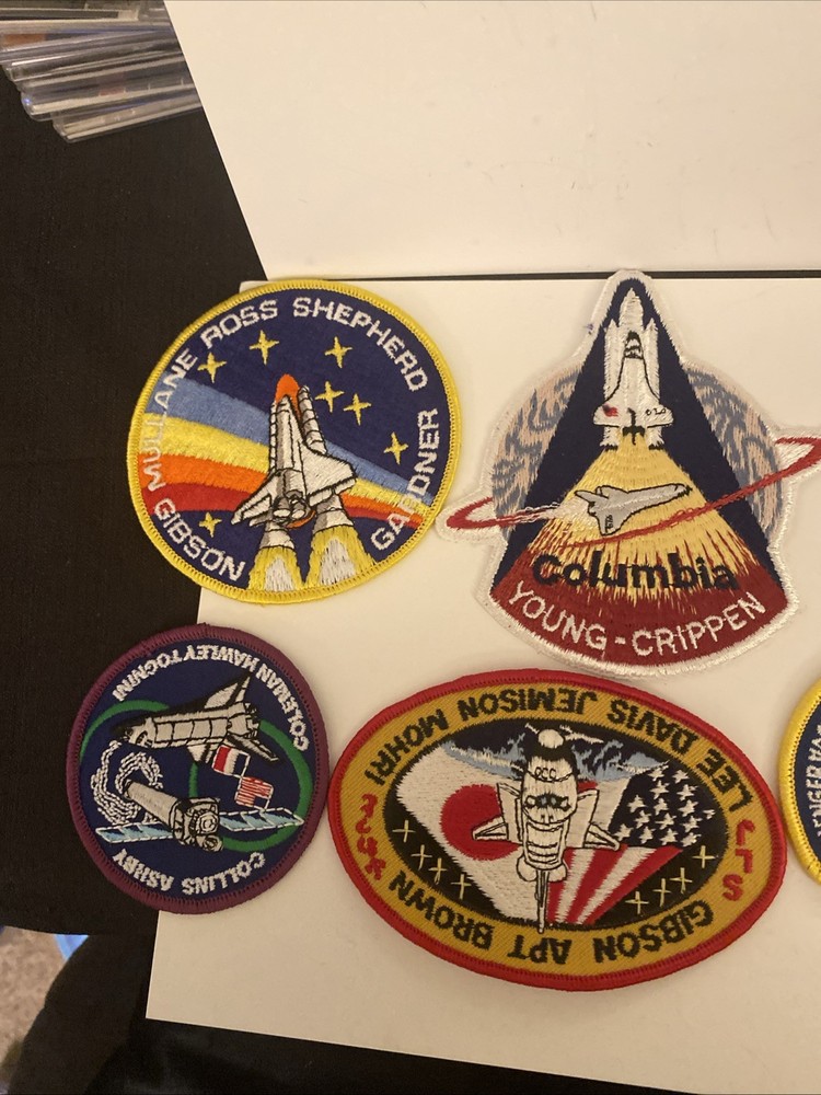 NASA 7 PATCH LOT!!!