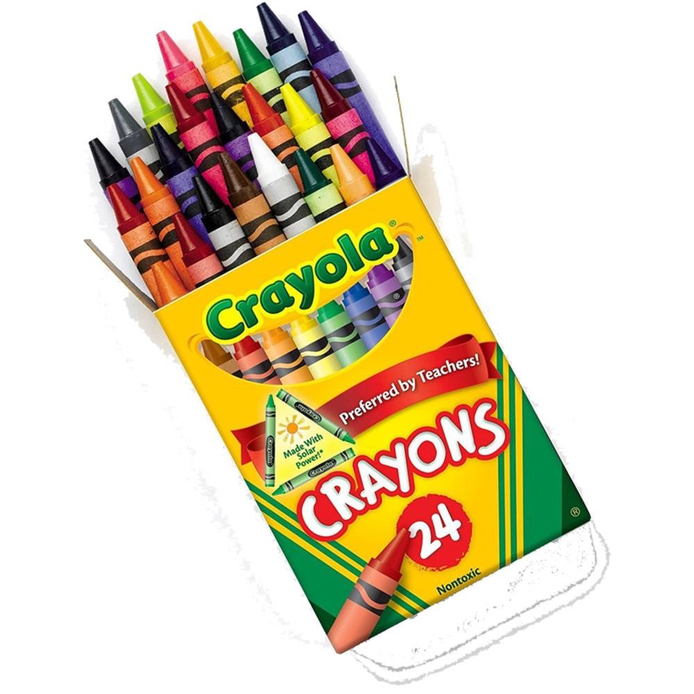 New Crayola Peggable, 24 Ct Crayons
