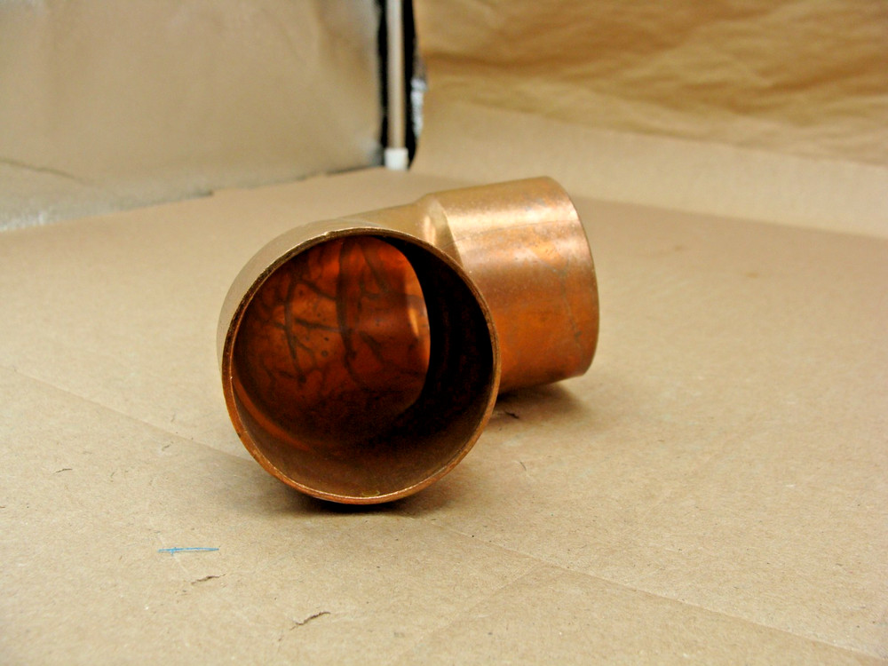 2" COPPER 90 DEGREE ELBOW FITTING CXC