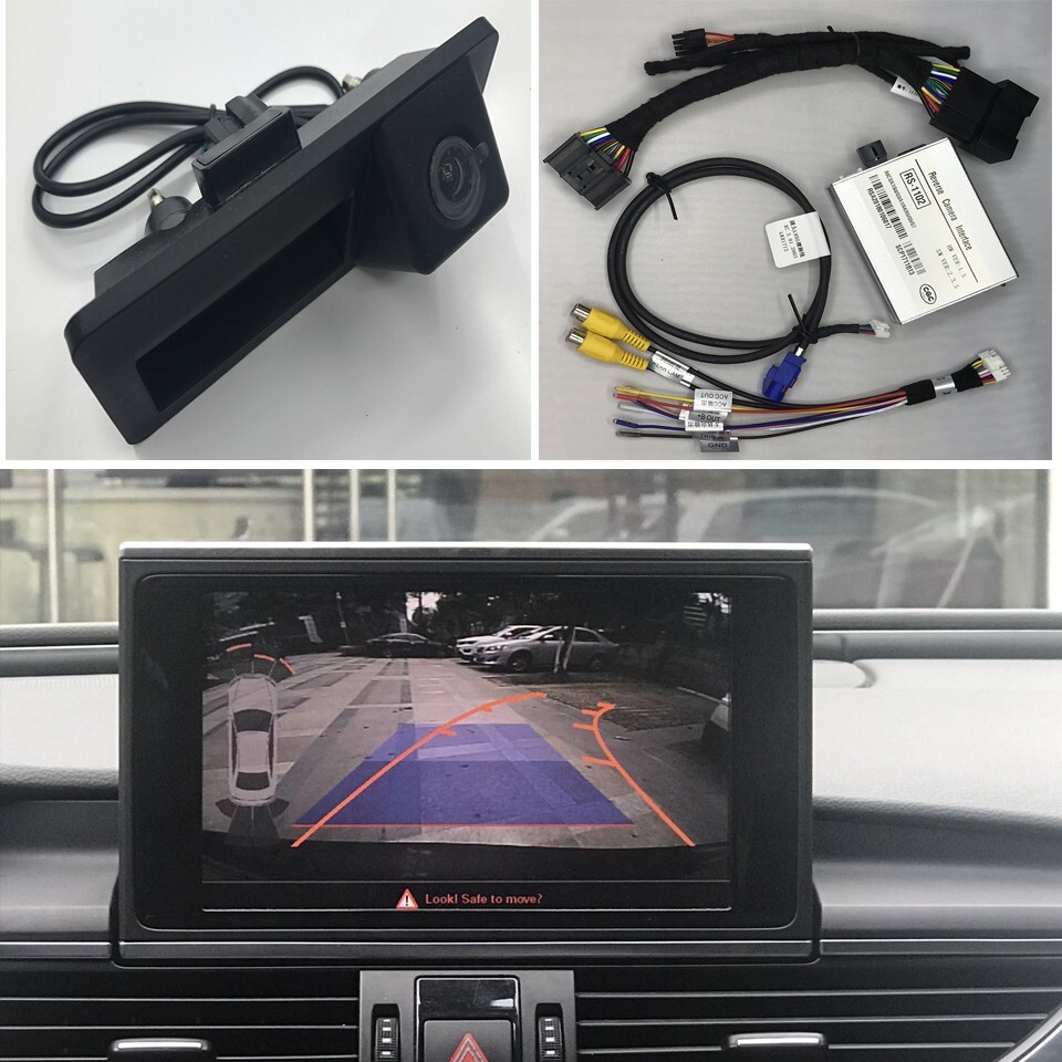 For Audi A6 C7 2016 Reverse Backup Camera Interface Kit With Parking Guidelines