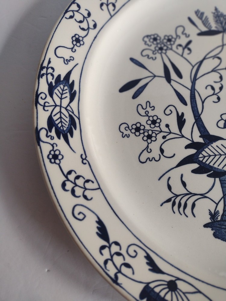 Royal China Doorn Blue Pattern Small Round Platter Unmarked