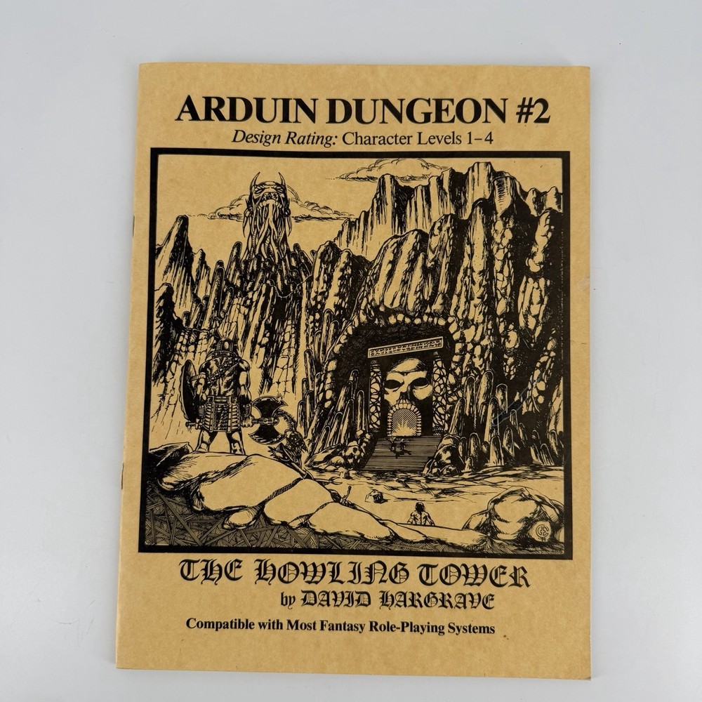 Grimoire Arduin Arduin Dungeon #2 - The Howling Tower Fair D&D Rare