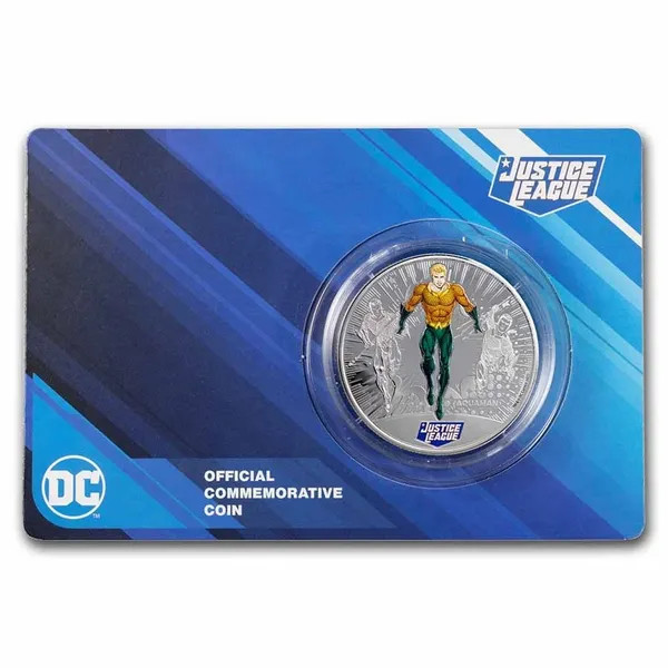 2022 Aquaman 1/2 oz silver coin