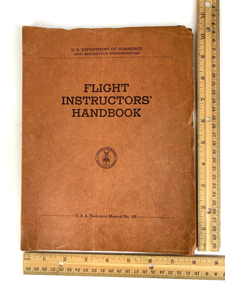 Flight Instructions Handbook January 1956 CAA Technical Manual No. 105
