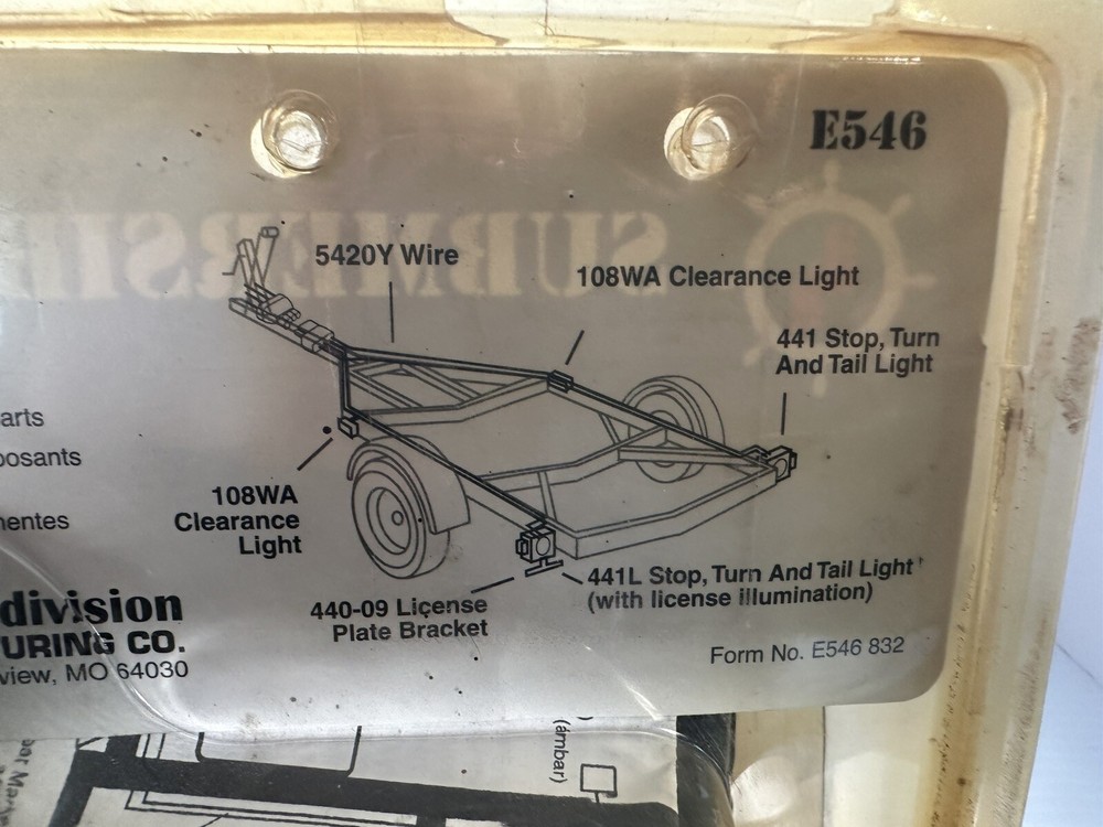 Anderson Marine Under 80' Trailer Light Kit #E546