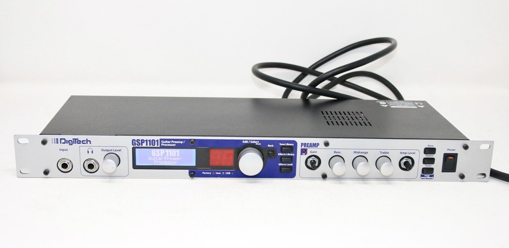 Digitech GSP1101 Multi-Effects Guitar Preamp/Processor w/Power Cable Only READ!