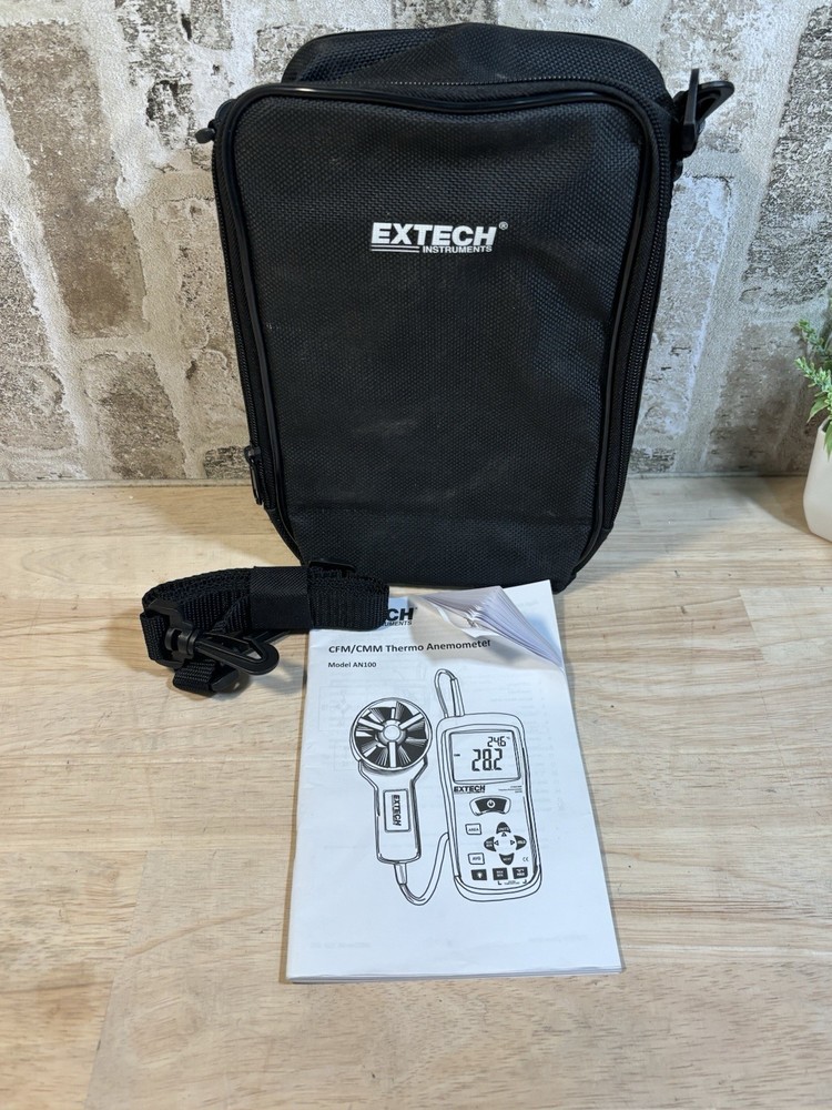 ⭐️Extech AN100⭐️Vane Anemometer with Backlight, Temp, Hold, Max/Min⭐️Working⭐️