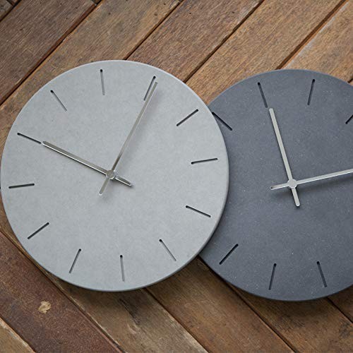Modern Minimalist Concrete Collection Silent Wall Clock