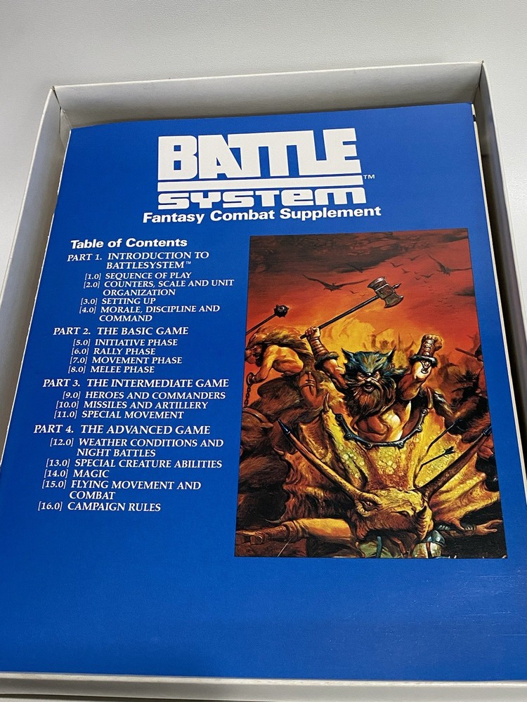 1985 Vtg Advanced D&D TSR Battle System 1019 Dungeon Dragons Missing Items